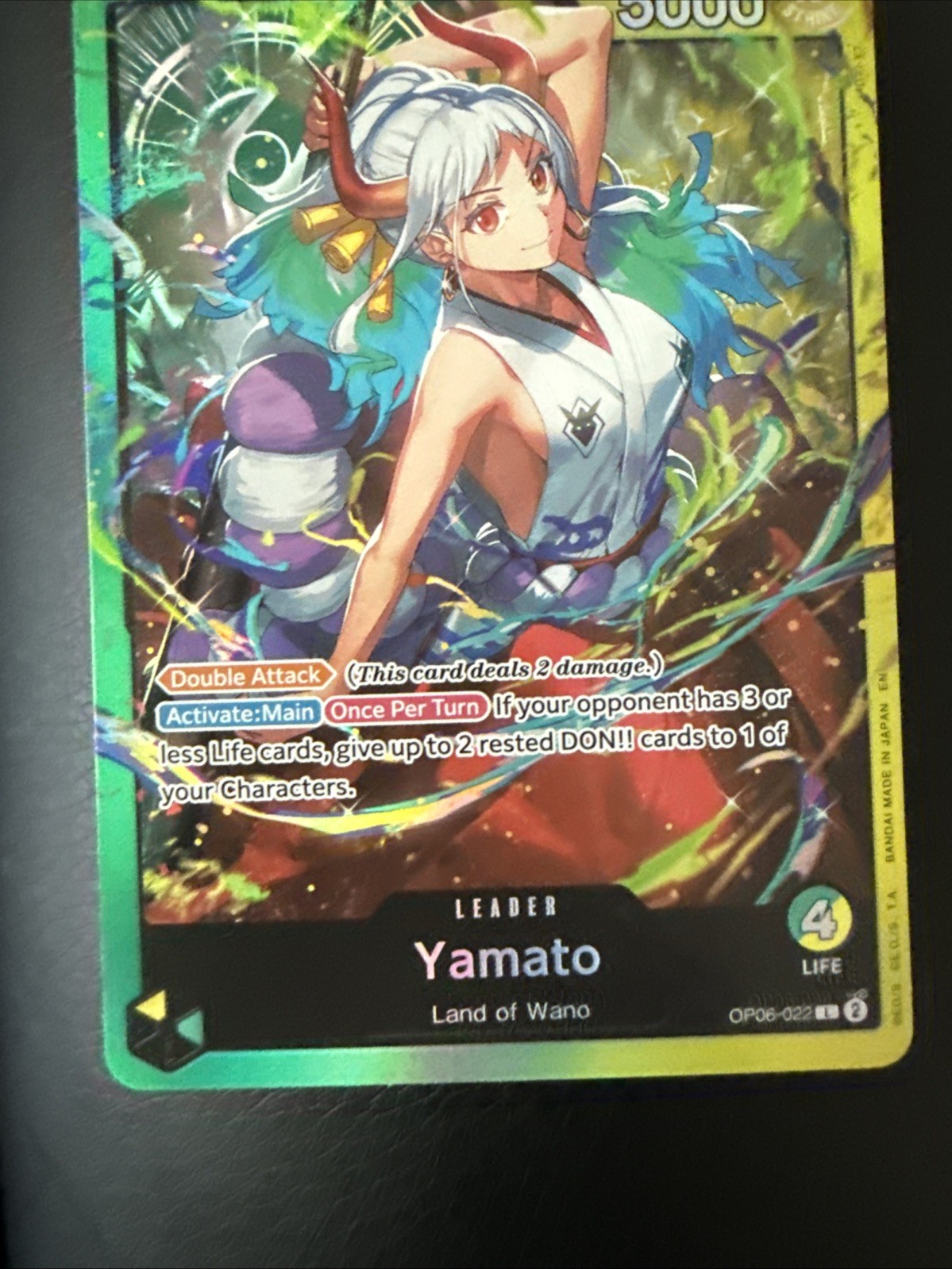 Yamato (OP06-022) OP06-022 Starter Deck 28: GREEN/YELLOW Yamato Foil