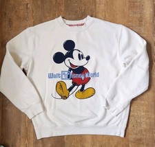 2023 World Mickey Off  White Sweatshirt Adult Large