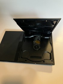 Sony PS2 PlayStation 2 Slim Console Tested Working W/ Controller Cables Plug In