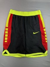 Nike Elite Shorts Boys Large Drawstring Dri-Fit Basketball Elastic Waist Gym