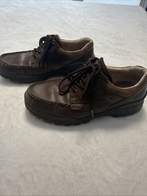 Ecco Men's Track 25 Hiking Boot Waterproof Size 42 Bison Brown Goretex Low Top