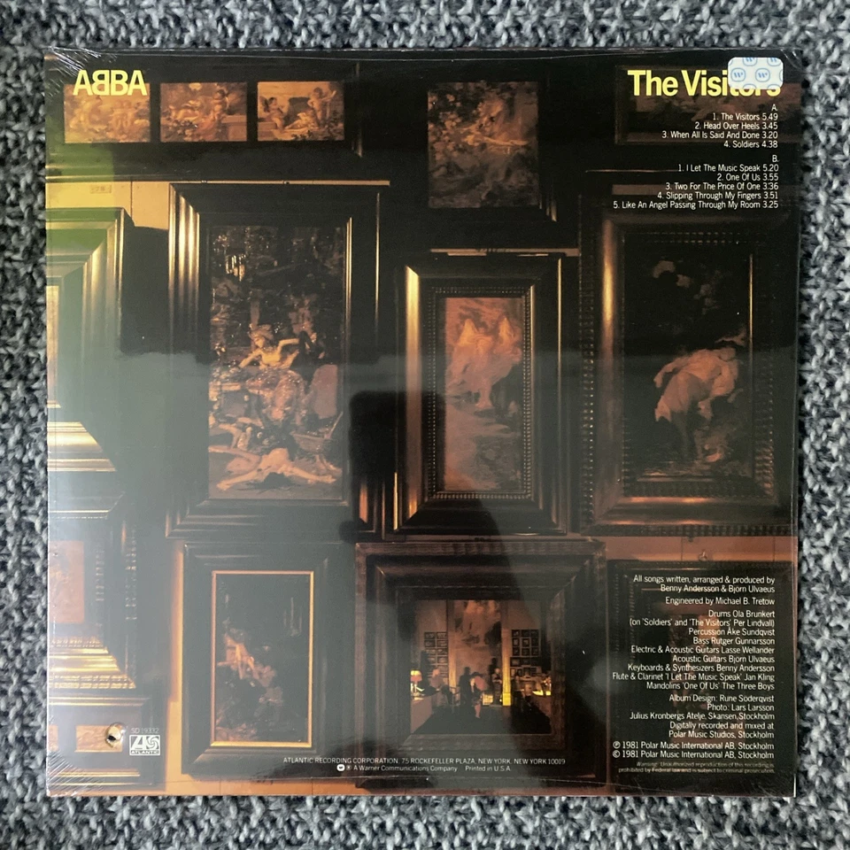 ABBA Lp SEALED The Visitors 1981 New Original First Press - Image 2 of 3