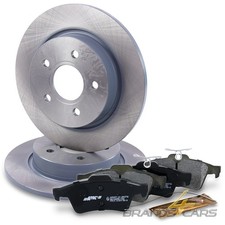 ATEC BREMSSCHEIBEN Ø271 VOLL + BREMSBELÄGE HINTEN FÜR FORD FOCUS 3 AB BJ 10