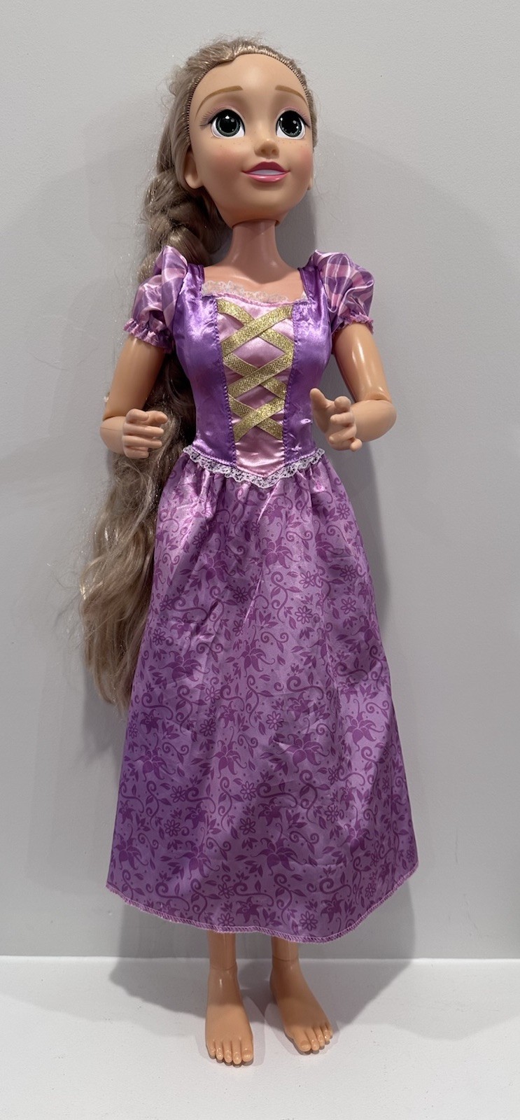 Disney Tangled Princess My Size Play Date Rapunzel Life-Size Doll 32" Tall