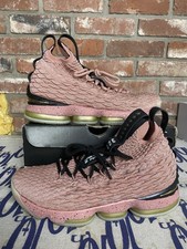 Size 9 - Nike LeBron 15 Rust Pink Preowned Original Box 897650 600