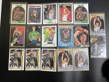 Larry Bird Card Lot Collection of 32 Base Card Inserts Boston Celtics HOF MVP