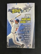 2000 Topps Stars Baseball Hobby Box Factory Sealed 24 Packs