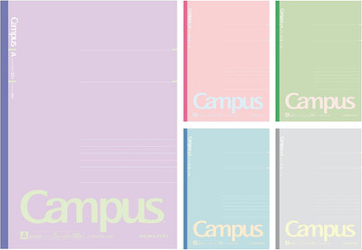 Composition Notebooks, 5 Pack Campus Semi-B5 Comp Book with Dot a 7Mm Ruled, 30