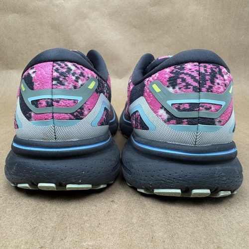 Brooks Ghost 15 Womens Shoes Pink Camo Running Sneakers Athletic Size 10 D - Picture 16 of 20
