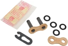 D.I.D 520 ATV Series Chain FJ Press Fit Master Link Gold