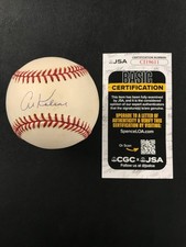 Al Kaline AUTO Rawlings Baseball JSA w/COA MLB All-Star Detroit Tigers HOF 1980!