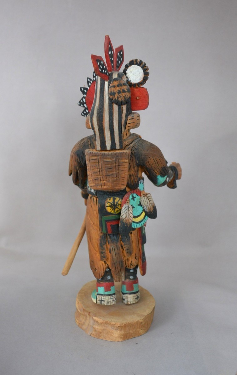 Vintage Hopi Kachina - Albert Silas - 13" Tall  - Signed View 4