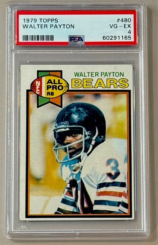 1979 Topps Walter Payton #480 PSA 4 HOF Vintage GRADED VG-EX Sweetness ‘79 NICE