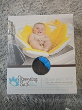 New Blooming Bath For Babies Baby Bath Seats Essentials Plush Baby Bath Blue