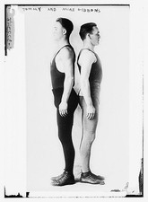 Photo:Tommy and Mike Gibbons Boxers c1910s