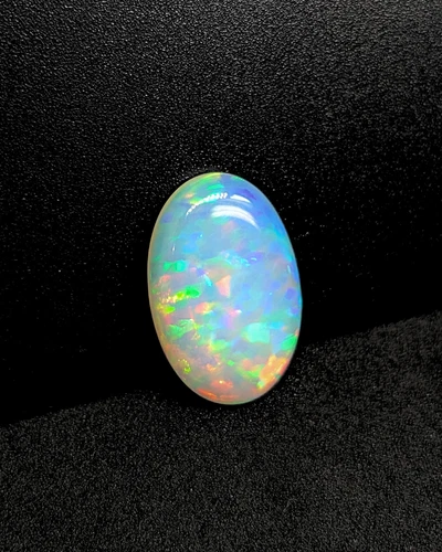 Real Ethiopian Welo Opal 9 Ct Loose Oval Cabochon Gemstone 20x15mm for Jewelry image 4