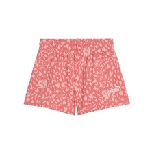 PUMA Flaming Love Graphic High Waist Shorts Youth Girls Pink Casual Athletic Bot