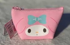 My Melody Sanrio Small Pink Zip Coin Purse Cosmetic Pouch Kawaii Japan NWT