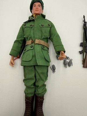 Vintage 1964-1966 Hasbro GI Joe Green Beret (7536) Nice Figure