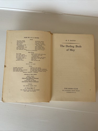 The Darling Buds Of May by H.E. Bates. 1958 First Edition The Book Club Vintage - Picture 15 of 18