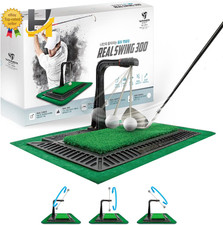 Real Swing 300 Golf Swing Hitting Trainer True Impact Checking Path BUY IT NOW