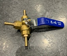 4,6,8,10,12,14,16,19mm Hose Barb Full Port L-Port Three Way Brass Ball Valve