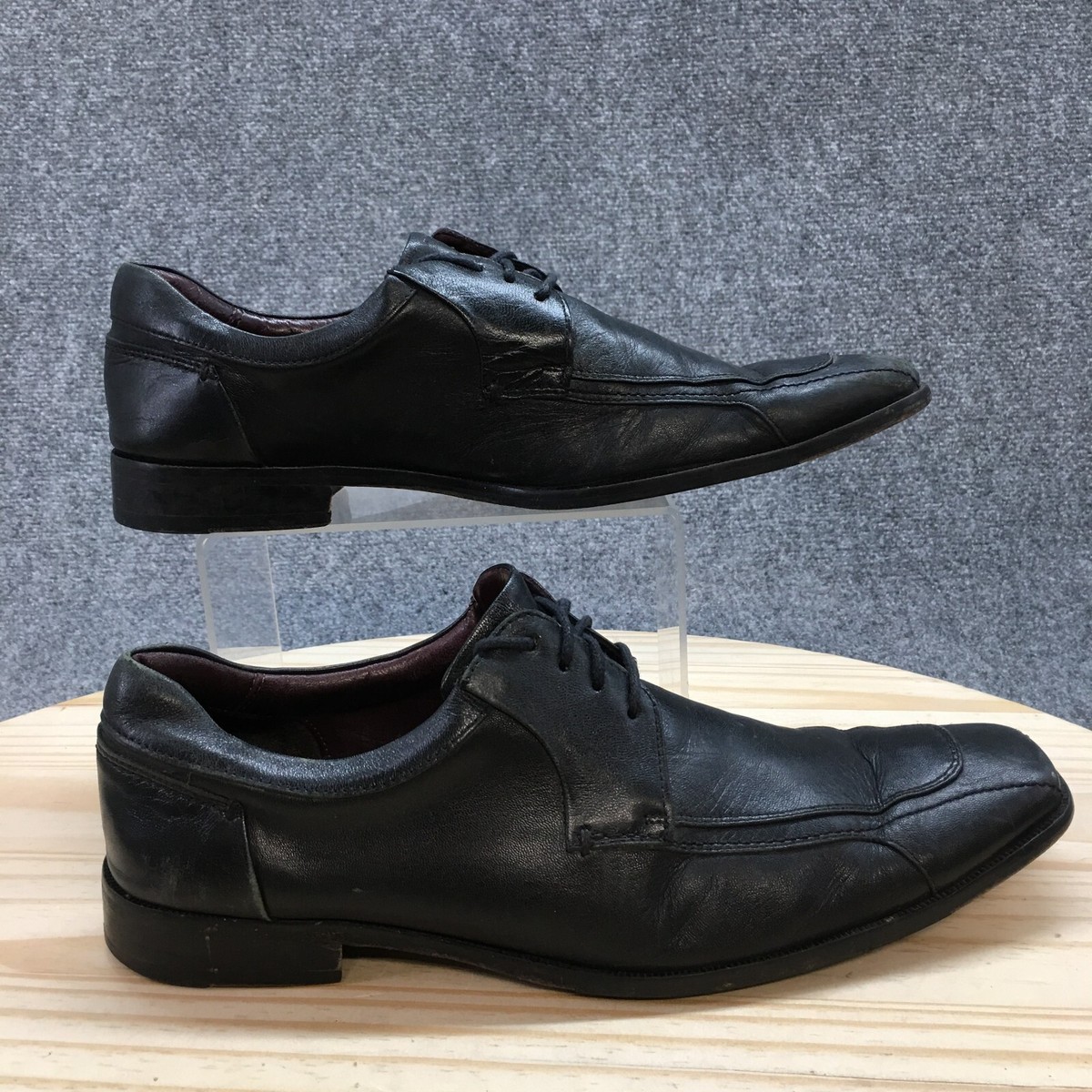 Johnston & Murphy Dress Shoes Mens 10.5 M Oxford Black 