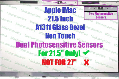 REPLACEMENT 21.5'' Apple iMac A1311 922-9117 LCD Front Screen Glass Panel 2012