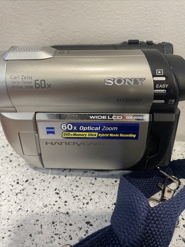3-Sony HandyCam DCR-DVD650 NTSC Mini DVD Camcorder 60x Optical Zoom Untested - Picture 2 of 19