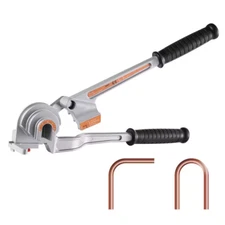 Pipe Tube Bender, 1/4 In., 3/8 In., 1/2 In. O.D., 3 in 1-Manual Level Tube Bende
