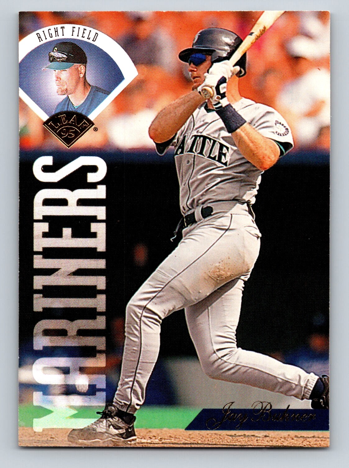 Jay Buhner 1995 Leaf #172 Seattle Mariners