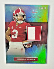 2023 Bowman University Alabama JERMAINE BURTON RC Jersey Patch Black 09/10