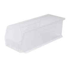 12 Count Akro-Mils 30234 Clear Hopper Stacking Bins: 14-3/4" x 5-1/2" x 5"