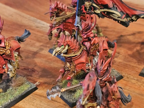 Warhammer Fantasy AOS Soulblight Gravelords Blood Knights Pro LIVELLO lavoro di pittura x5 - Foto 21 di 24