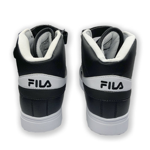 UVP $ 80,99 NEU MIT ETIKETT FILA VULC 13 HERREN SCHWARZ WEISS MITTEL PLUS HOHE SNEAKER GRÖSSE 10 - Bild 3 von 5