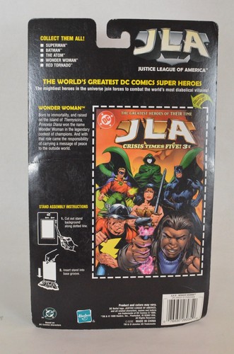 WONDER WOMAN JLA IV Justice League of America DC Hasbro 1999 NEW w/Display Stand - Picture 11 of 16