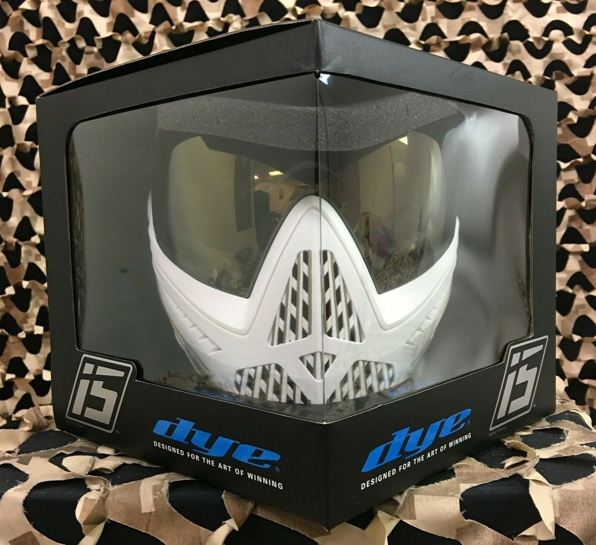 NEW Dye i5 Paintball Mask - White Gold | eBay NEW Dye i5 Paintball Mask - White Gold | eBay