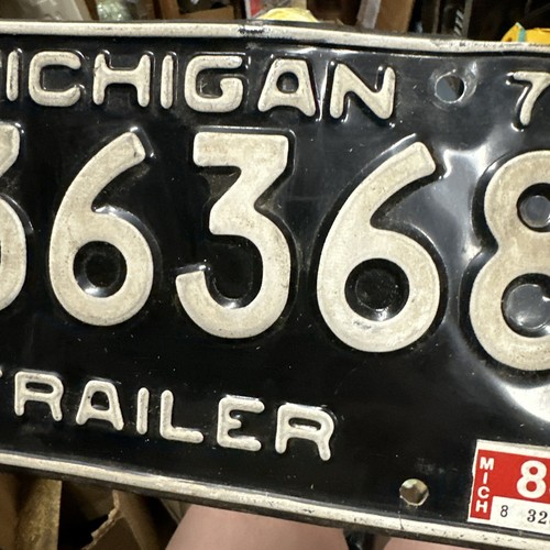 1979 Michigan Trailer License Plate L-36368 - Picture 5 of 21