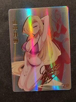 INO YAMANAKA - NARUTO - GODDESS STORY - WAIFU - HOLO - ANIME MANGA CARD - ZR-018