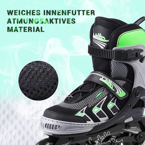 Inline Skates Herren Damen Inliner Rollschuhe Verstellbare 37-40/41-44 ABEC-7 - 第 21/30 張圖片