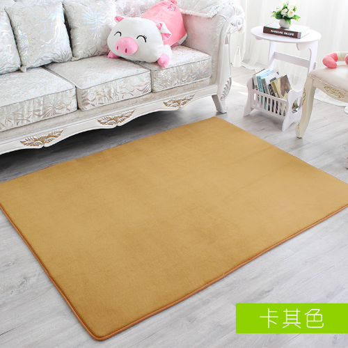 Alfombra absorbente de espuma viscoelástica gruesa ultra suave alfombra de terciopelo coral alfombra antideslizante - Imagen 5 de 22