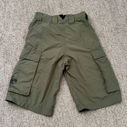 Boy Scouts of America Youth S Uniform Cargo Shorts Nylon Green - Picture 6 of 6