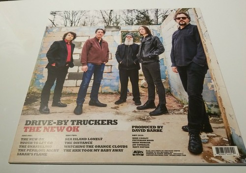 Rare! The New Ok by DRIVE-BY TRUCKERS Signed Autographed Red Vinyl LP DBT - Picture 4 of 4