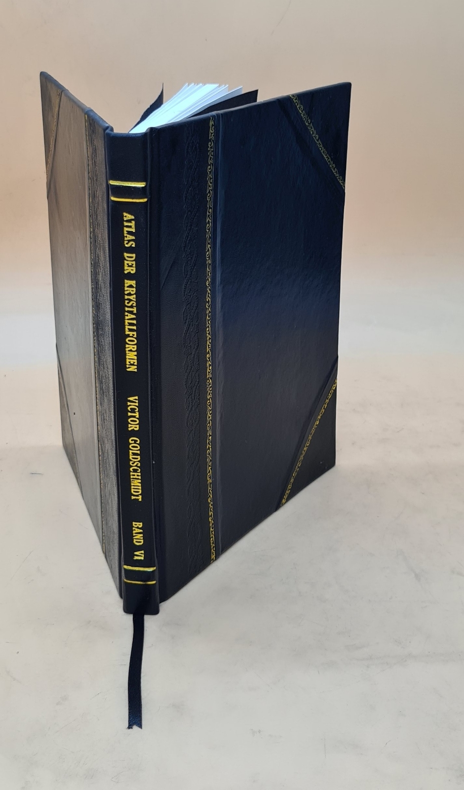 Atlas Der Krystallformen Vol 6 Plates 1920 Leather Bound Edition
