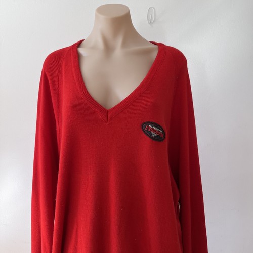 Fletcher Jones Vintage Football Jumper Size 26 2XL 80s Footy Essendon Bombers - Picture 7 of 24