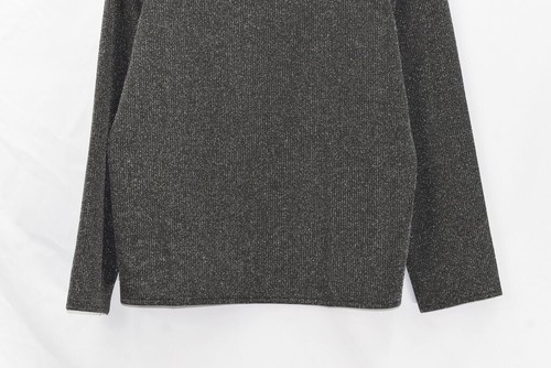 Alfani Women's Petite Size PL Shine Top Long Sleeve Shinny Deep Black NWT - Picture 3 of 7