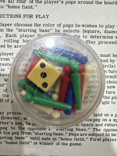 DE COLECCIÓN 1960 PEG-OUT JUEGO EL JUEGO DE LA INDIA Estrategia e Ingenio - Imagen 4 de 4