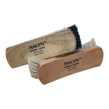 Ralyn Shoe Shine Buffing Brush -100% Horsehair Shoe Brush- 8" or 6.75 inch