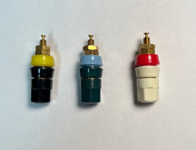Superior Electric BP30? 5 Way Binding Posts 30A  (3)  - mixed colors