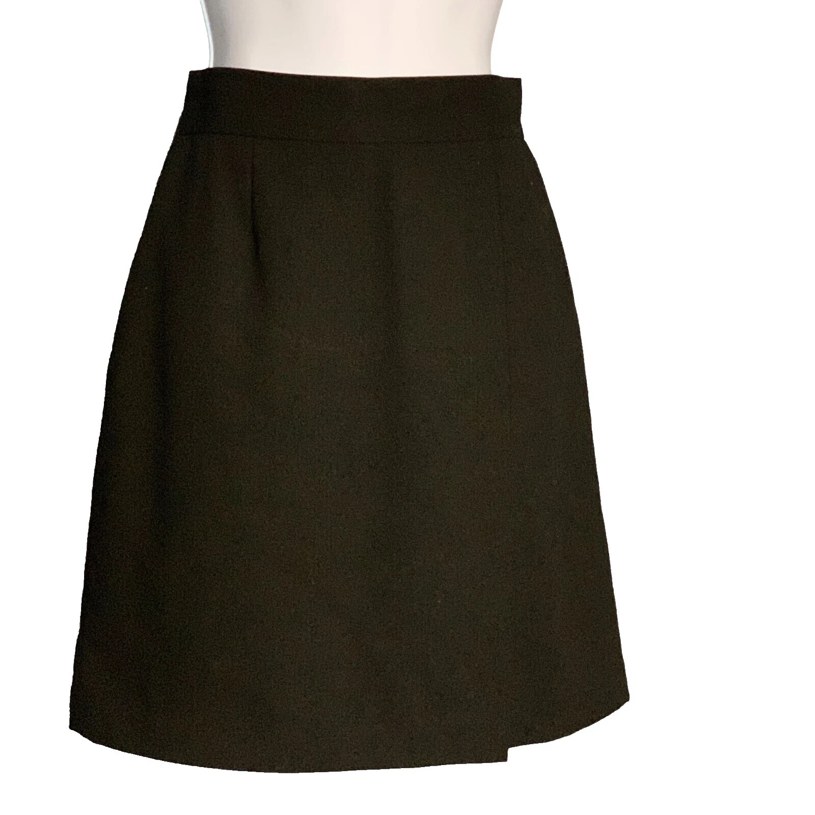 DKNY Woolen recto y lápiz faldas para mujer